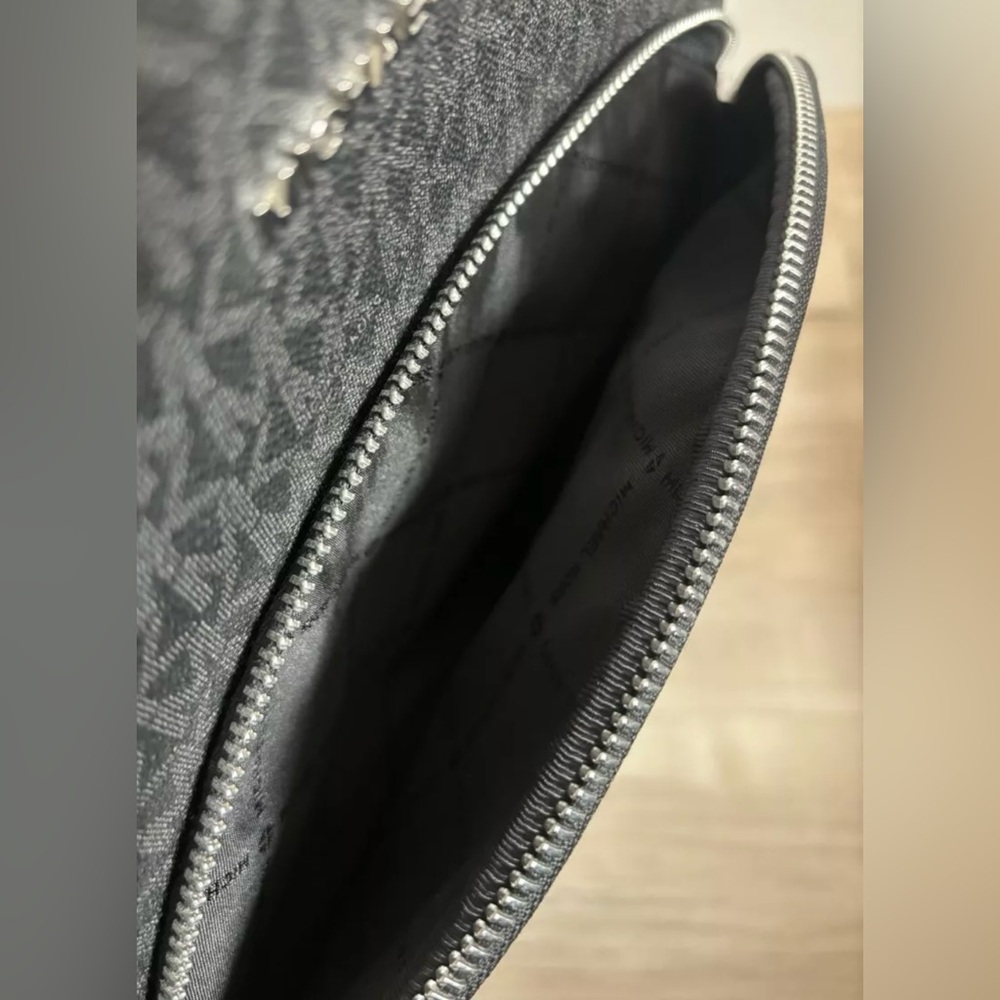 Black Michael Kors Abbey Women's Backpack purse - Picture 3 of 5